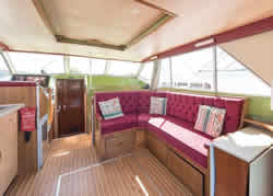 Interior image of boat